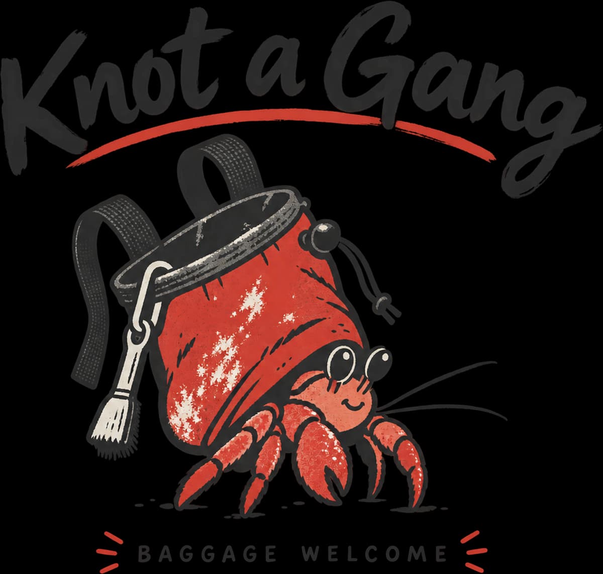 Baggage Welcome - Premium T-Shirt artwork