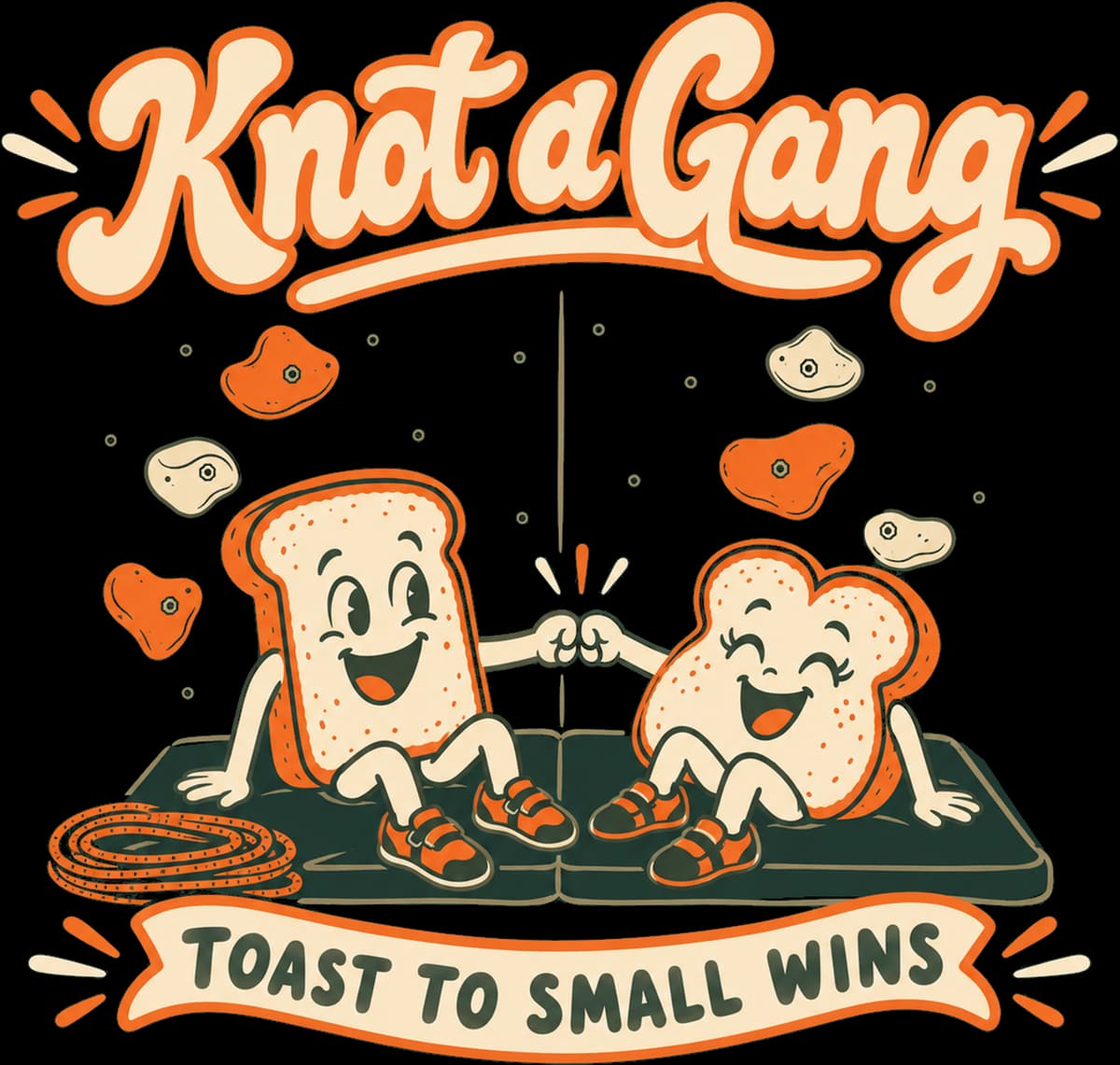 Toast to Small Wins - Festival Crop Top artwork