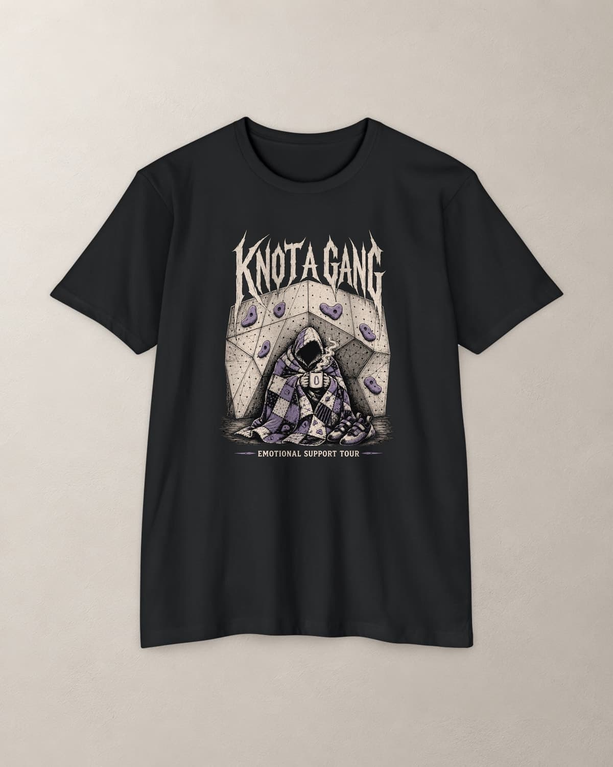 Doom at the Rest Hold in Black — garment front