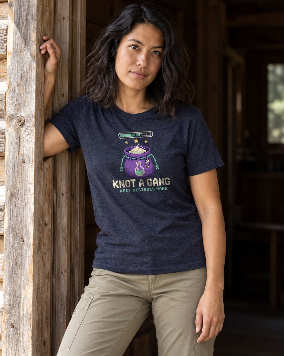 Rest Restores Mana in Midnight Navy — women’s lifestyle photo