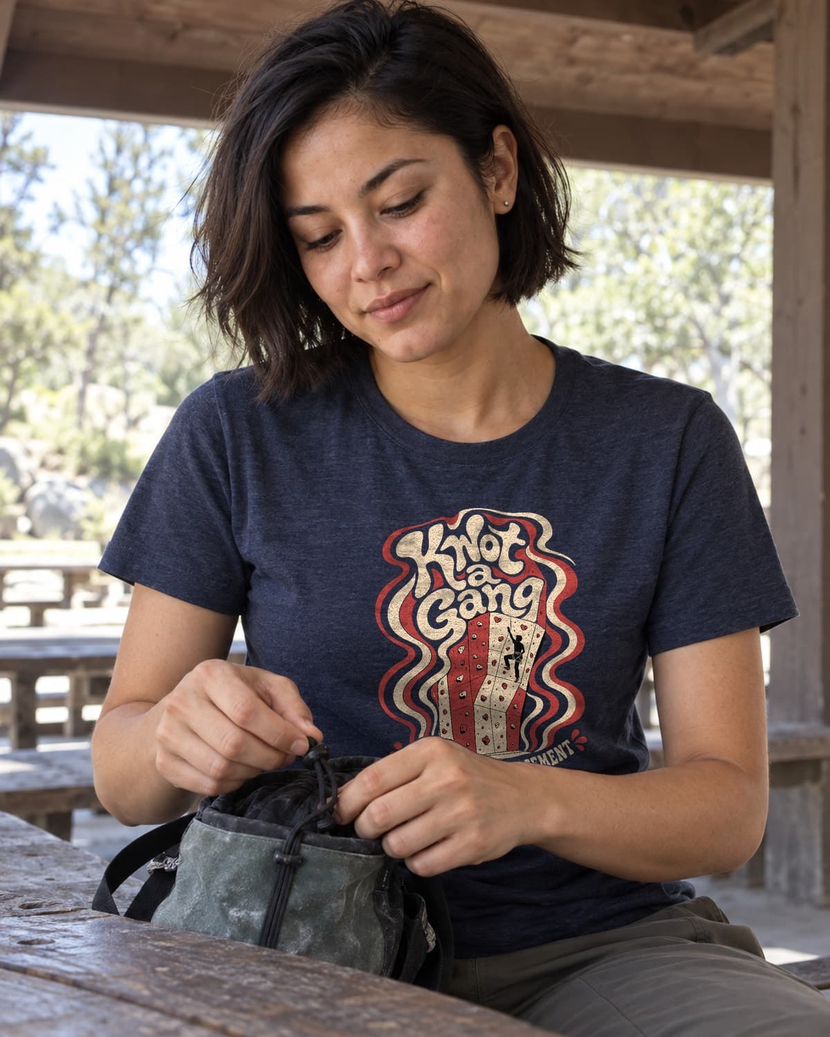 High on Encouragement in Midnight Navy — women’s lifestyle photo