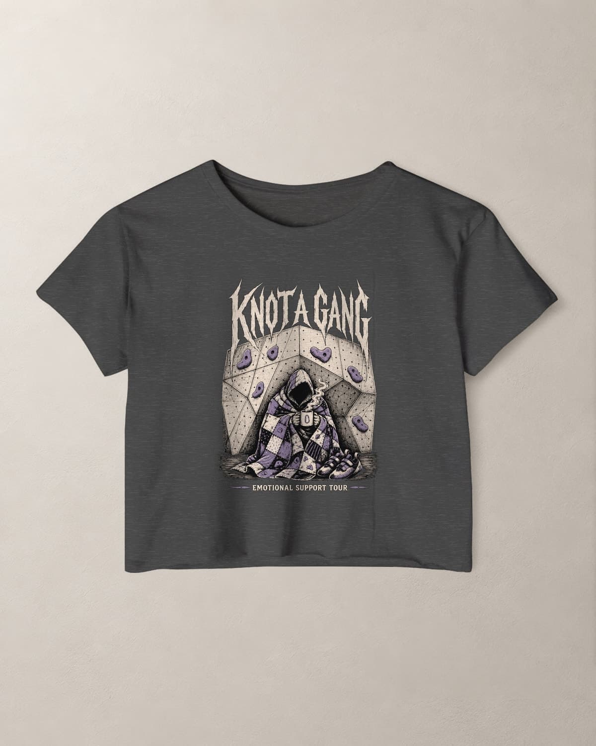 Doom at the Rest Hold in Charcoal — garment front