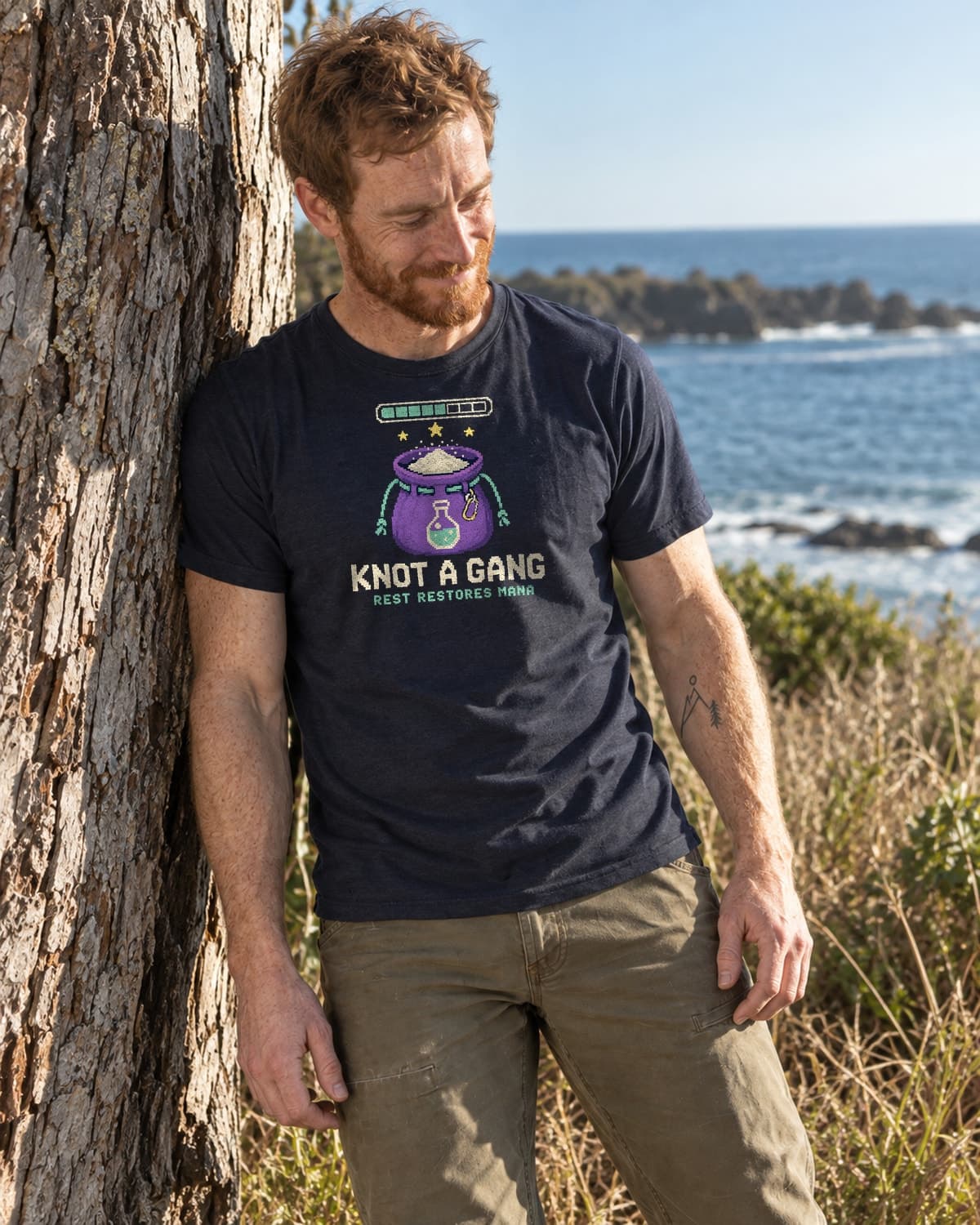 Rest Restores Mana in Midnight Navy — men’s lifestyle photo