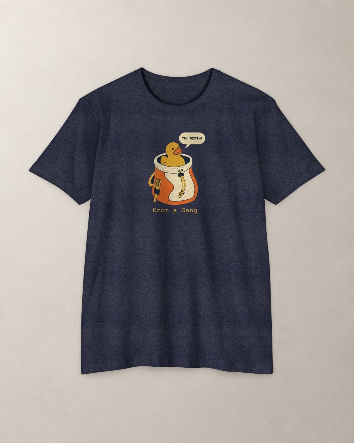 Rubber Duck Beta in Midnight Navy — garment front