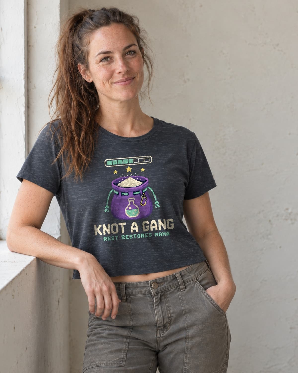 Rest Restores Mana in Antique Denim — women’s studio photo